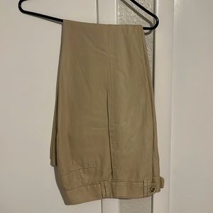 Banana Republic size 4 cream slacks